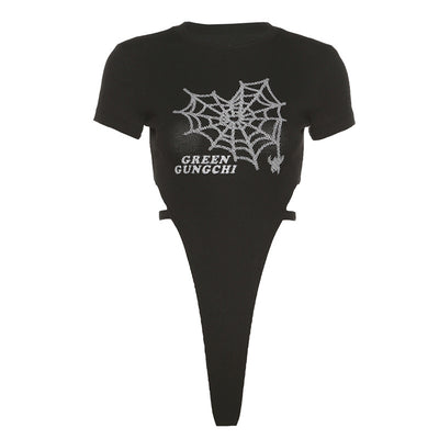 Body Estampado Cuello Redondo Sexy - Image 11