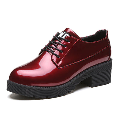 Zapatos Oxford Mocasines Mujer Cuero PU Brogues Vintage Cómodos - Image 9