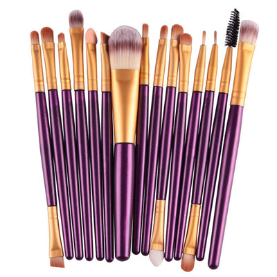 Set Profesional de 18 Brochas de Maquillaje MAANGE con Diseño Abanico - Image 19
