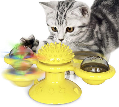 Juguete Interactivo para Gatos con Catnip, Luz LED y Ventosa - Image 3
