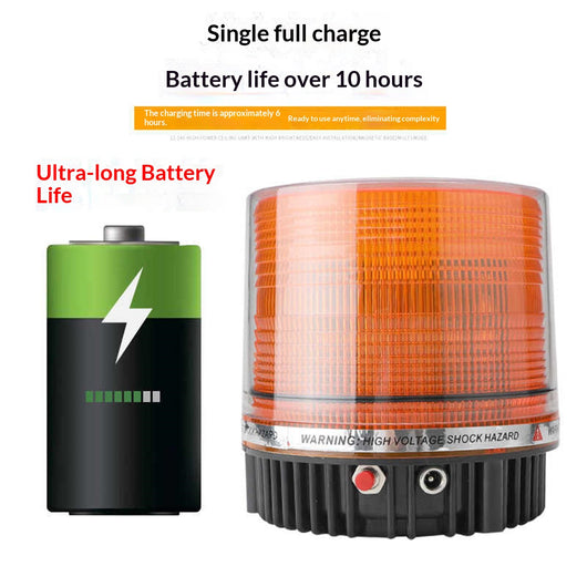 Luz de Advertencia Recargable para Automóvil con Destellos - Image 7
