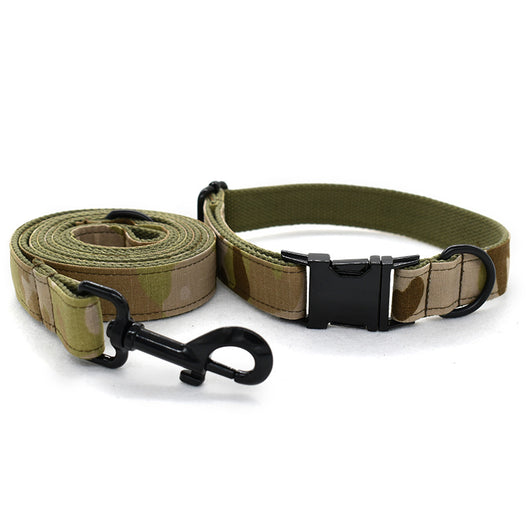 Juego de Collar y Correa para Perro Camuflaje Táctico - Image 16