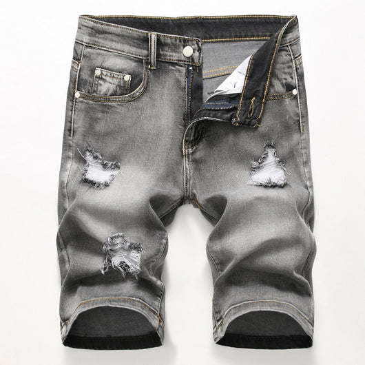 Shorts de Mezclilla Elástica para Hombre - Estilo Moderno - Image 11