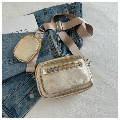 Bolsa Crossbody Cuadrada Estilo Occidental con Correa Ancha - Práctica y Elegante - Image 34