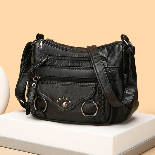 Bolsa Maternal de Cuero PU Suave con Diseño Avanzado - Image 5