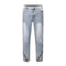Jeans Slim Fit de Moda con Cierre Cremallera Decorativo