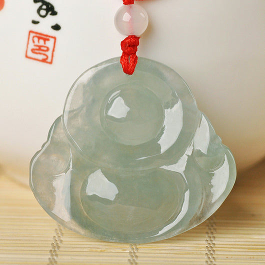 Colgante Buda de Jade Maitreya - Prosperidad y Paz Interior - Image 3