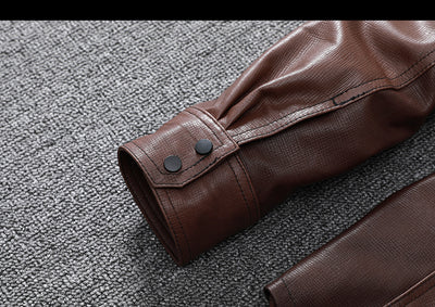 Camisa de Cuero Genuino Oveja para Hombre - Image 39