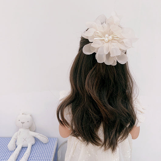 Accesorios para el Cabello Infantil con Clip Lateral Flor de Perla - Image 19