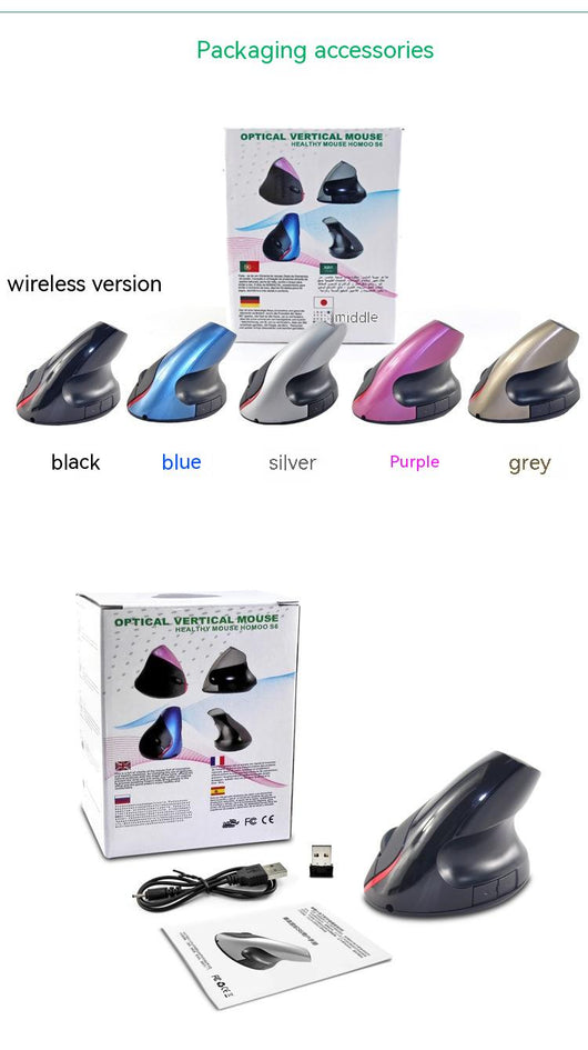 Ratón Ergonómico Vertical Inalámbrico con Batería Recargable - Image 19