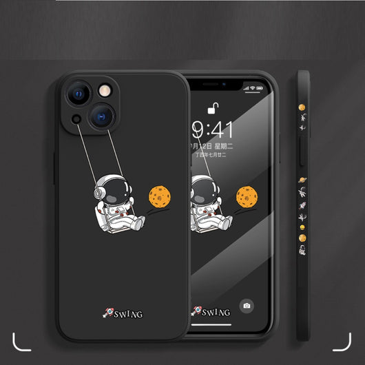 Funda Astronauta Cartoon para Teléfono - Diseño Creativo - Image 3