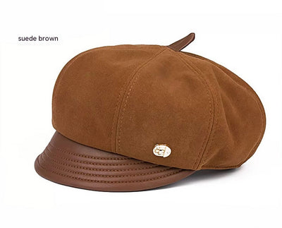 Boina de Gamuza Japonesa Versátil para Mujer - Estilo Casual Coordinable - Image 11