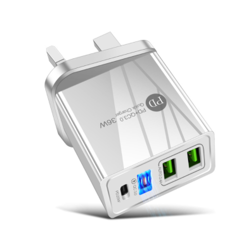 Cargador Rápido Dual USB con Tecnología PD - Multi-Puerto