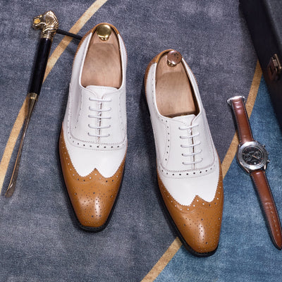 Zapatos Oxford Puntiagudos para Hombre - Estilo Europeo Elegante - Image 9