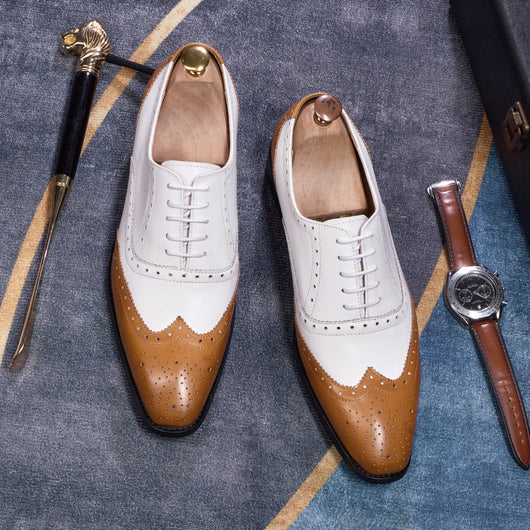 Zapatos Oxford Puntiagudos para Hombre - Estilo Europeo Elegante - Image 9