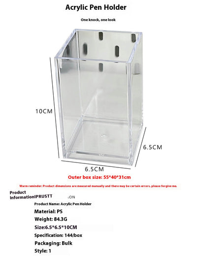 Organizador Acrílico Transparente para Escritorio - Soporte Multifuncional para Oficina y Maquillaje - Image 10