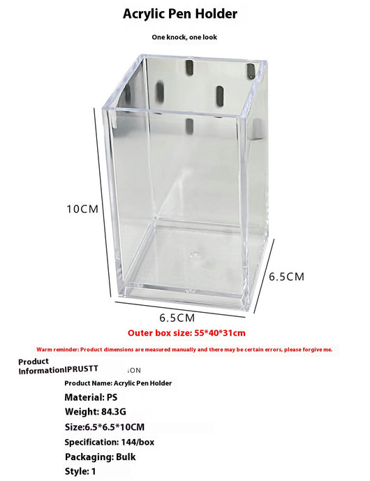 Organizador Acrílico Transparente para Escritorio - Soporte Multifuncional para Oficina y Maquillaje - Image 10