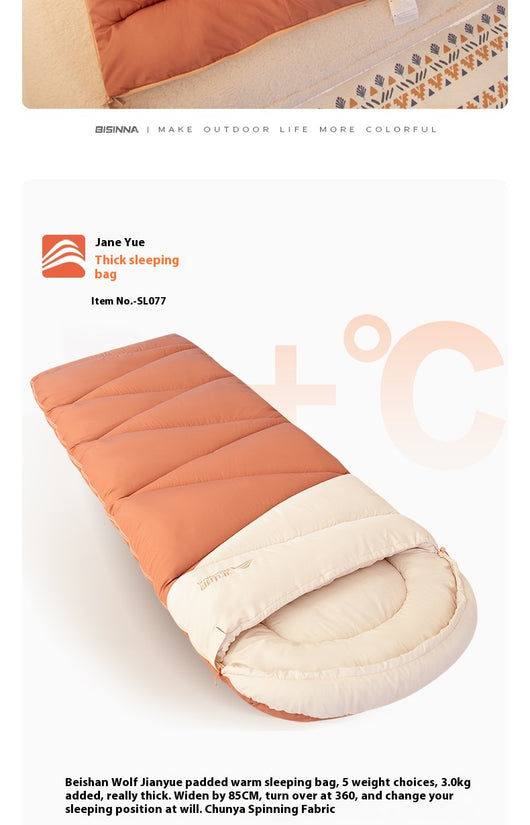 Saco de Dormir Térmico Aislado para Camping y Viajes en Climas Fríos - Image 18