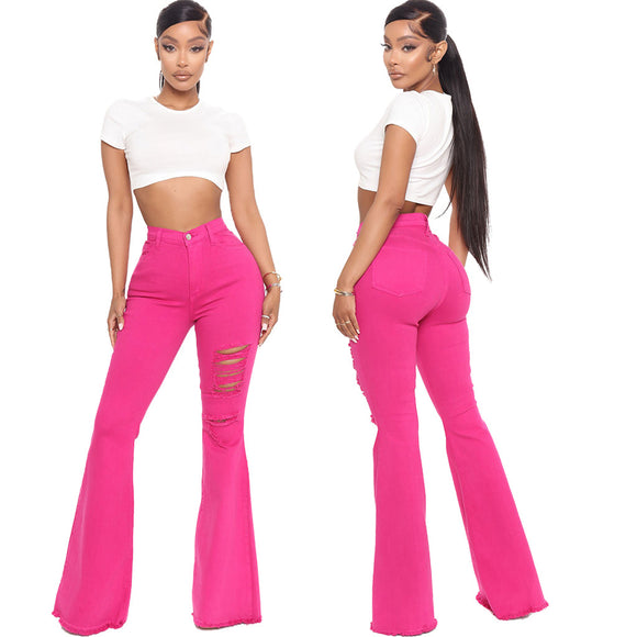 Pantalón Trend Personalizado con Detalles Rotos
