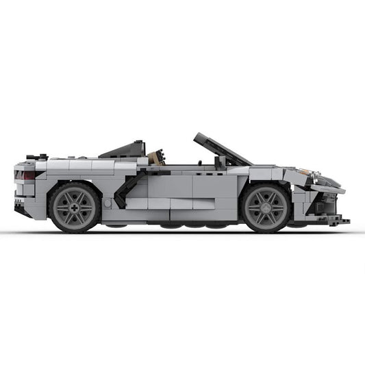Set de Construcción Chevrolet Corvette C8 Descapotable - Bloques MOC 35066