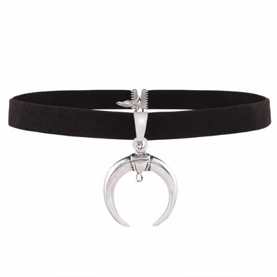 Collar Corto Luna Creciente - Gargantilla Elegante Estilo Europa - Image 9