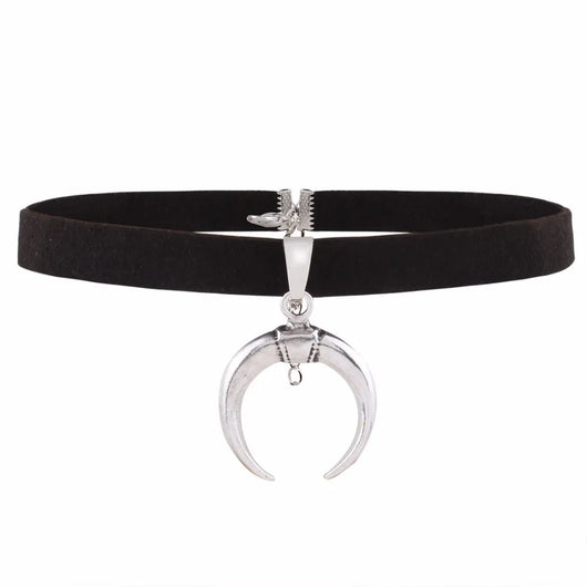 Collar Corto Luna Creciente - Gargantilla Elegante Estilo Europa - Image 9