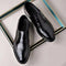 Zapatos de Cuero Suave para Novio - Mocasines Elegantes Punta Fina Suela Flexible