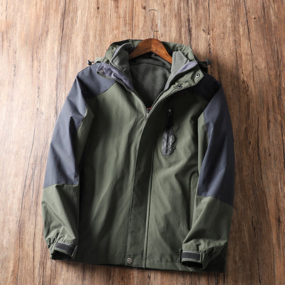 Chaqueta de Invierno para Hombre Talla Grande - Cálida, Resistente al Viento e Impermeable - Image 10