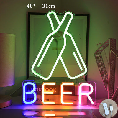 Lámpara Colgante Neon LED con Letras Acrílicas Personalizables Dream - Image 10