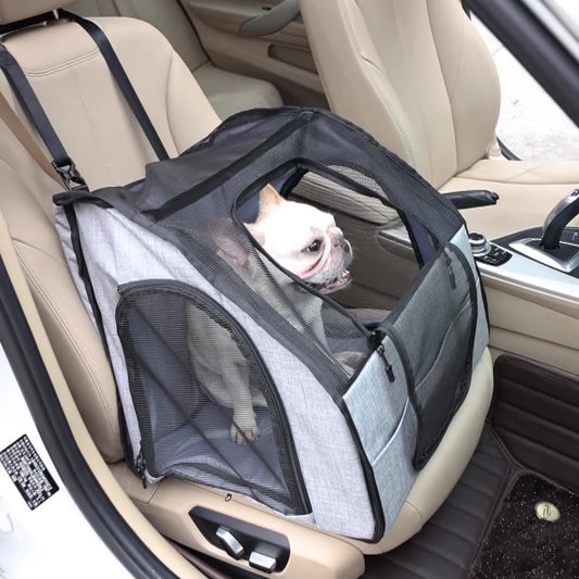 Transportín Portátil para Perros - Jaula de Viaje Cómoda y Segura