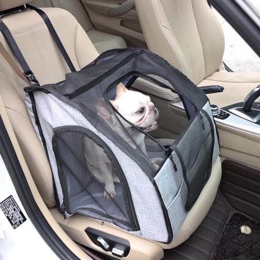Transportín Portátil para Perros - Jaula de Viaje Cómoda y Segura