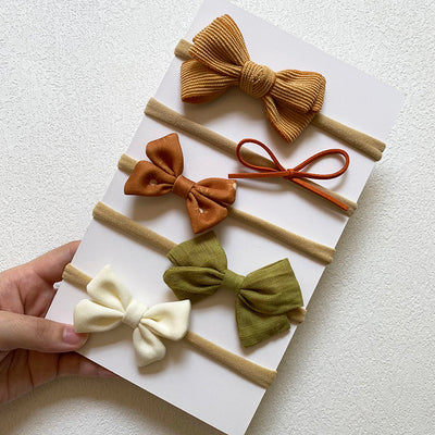 Set de 5 Diademas con Moños para Bebé - Image 9