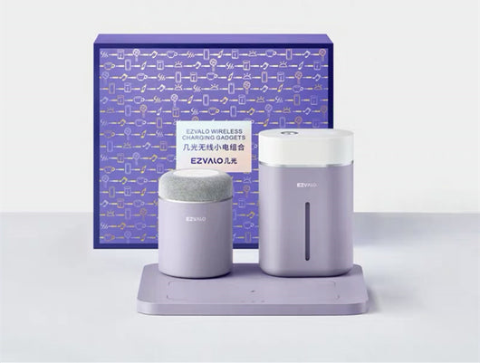 Parlante Bluetooth con Cargador y Luz Nocturna 3 en 1