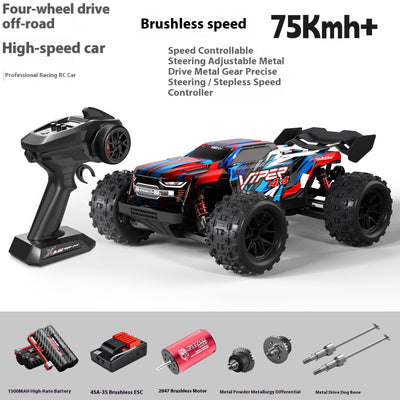 Auto RC Todoterreno 4x4 de Alta Velocidad con Tracción Integral y Control Remoto - Image 3