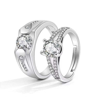 Anillos de Compromiso Moissanita para Parejas - Image 33