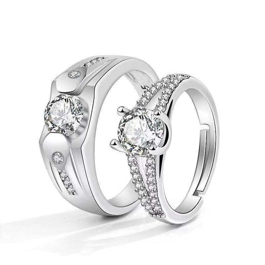 Anillos de Compromiso Moissanita para Parejas - Image 33