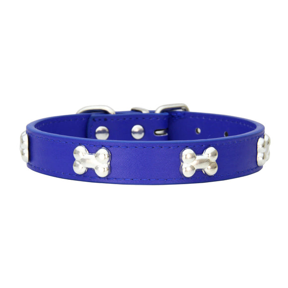 Collar y Correa para Perro de Cuero PU Premium
