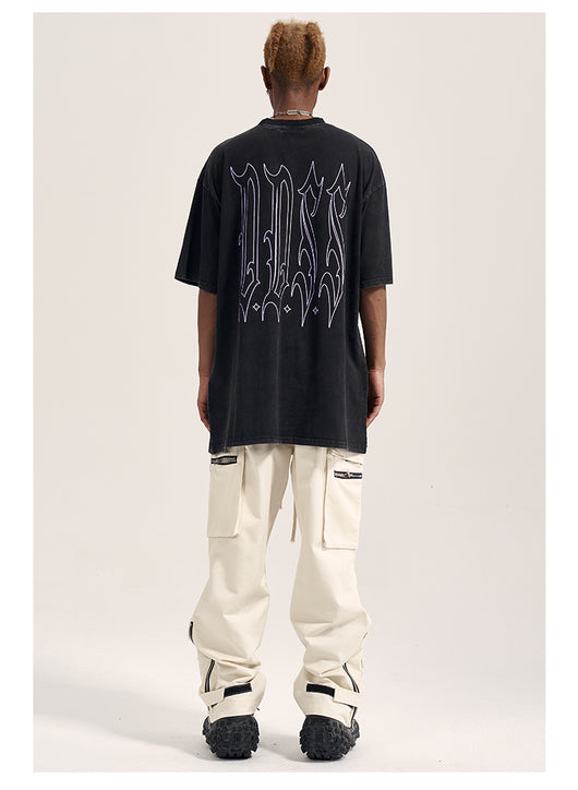 Camiseta Estampada Doble Cara West Coast - Manga Corta Suelta - Image 9