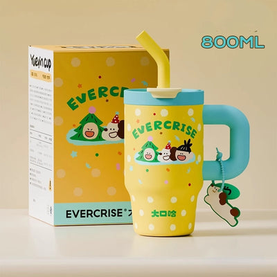 Botella Térmica Grande con Pajilla para Mujeres - Image 13