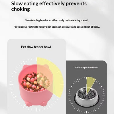 Comedero Minimalista Anti-asfixia con Diseño de Alimentación Lenta - Image 15