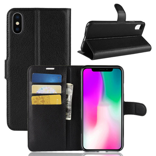 Funda de Cuero con Patrón Litchi - Protección Premium