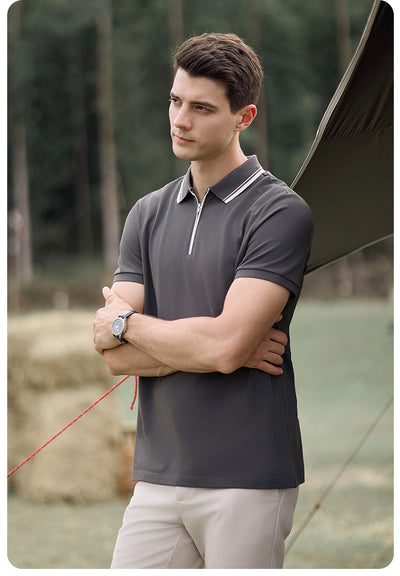Polo Casual de Manga Corta con Cuello para Hombre - Image 10