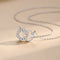 Collar Doble Anillo Copo de Nieve en Plata Esterlina S925