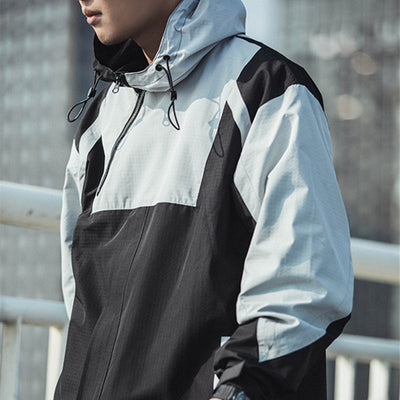 Chamarra Hoodie Oversize con Cierre Diagonal y Bolsillos Funcionales - Image 6