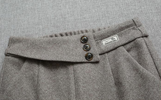 Pantalones de Lana Espiga para Mujer - Otoño e Invierno - Image 15