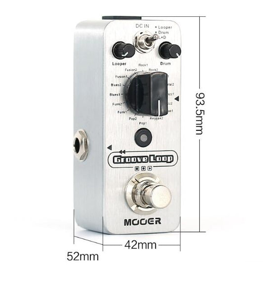 Pedal Looper Profesional con Grabadora de Frases, Batería Electrónica y Efectos de Guitarra - Image 2