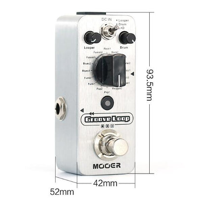 Pedal Looper Profesional con Grabadora de Frases, Batería Electrónica y Efectos de Guitarra - Image 2