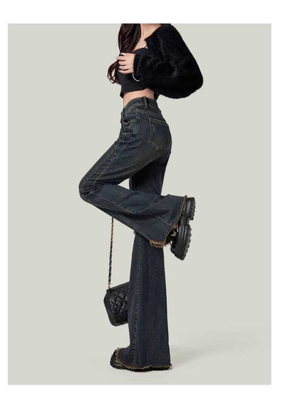 Jeans Retro Acampanados para Mujer - Estilo Clásico Americano - Image 16