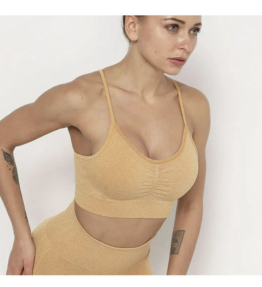 Traje de Yoga Largo Ajustado de Cintura Alta con Manga Larga - Image 42