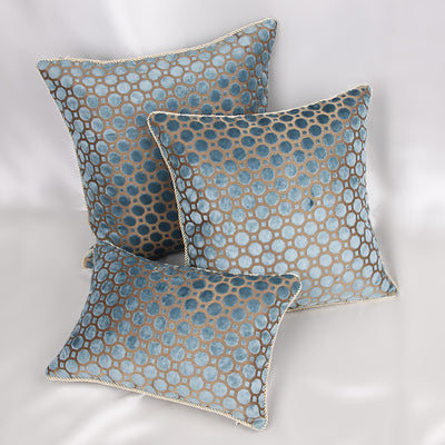 Cojín Grande para Cabecera con Lunares Azules - Almohada Decorativa para Sofá - Image 10